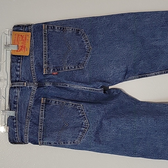 Levi's Mens 505 Stonewash Blue Regular Fit Straight Leg Denim Jeans 32 x 29 - Picture 5 of 14
